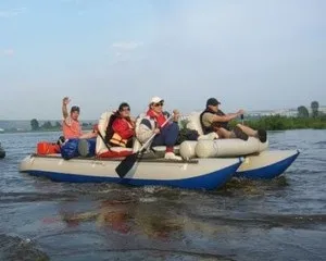 Саморобні надувні балони для катамарана з тканини ПВХ (саморобні) Саморобні надувні балони для катамарана з тканини ПВХ