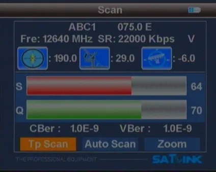 Сатметр sat-link ws-6908 (dvb-s fta), купити за ціною 6 000 рублів - магазин електроніки