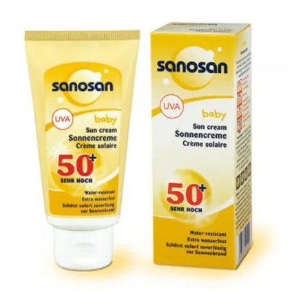 Sanosan baby spf 50 крем інструкція із застосування, ціна, відгуки, опис