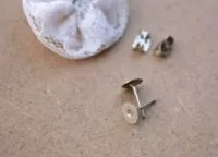 Сережки з мережива своїми руками