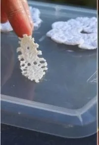 Сережки з мережива своїми руками