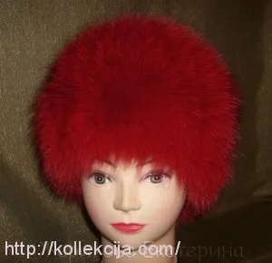 Шапочка з обрізків хутра своїми руками