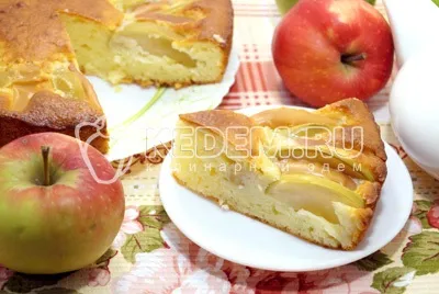 Шарлотка з сиром і яблуками - рецепт з фото (рецепти) Шарлотка з сиром і яблуками - рецепт з фото