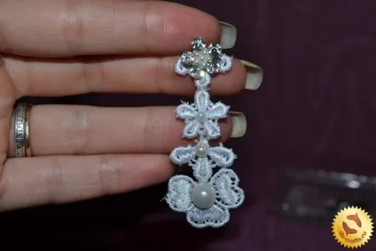 Сережки з мережива своїми руками, як зробити майстер клас