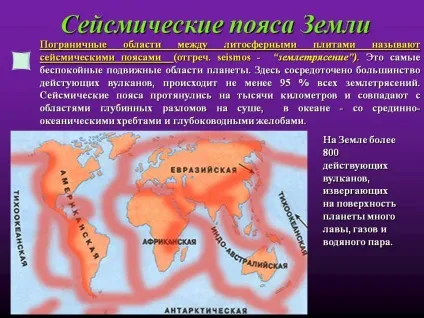 Сейсмічні пояси землі (рух) Сейсмічні пояси землі