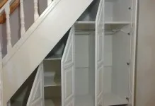 Шафа під сходами фото ідей в передпокої, купе і вбудований на другому поверсі, як зробити своїми