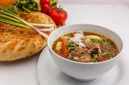 Шурпа з яловичини або баранини по-узбецьки - рецепт з фото - своїми руками (по-узбецьки) Шурпа з яловичини або баранини по-узбецьки - рецепт з фото - своїми руками