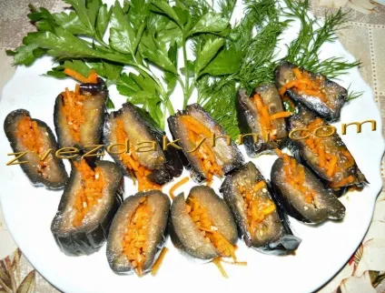 Солоні баклажани, зірка кухні (розсолом один літр) Солоні баклажани, зірка кухні
