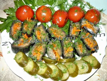 Солоні баклажани, зірка кухні (один літр води) Солоні баклажани, зірка кухні