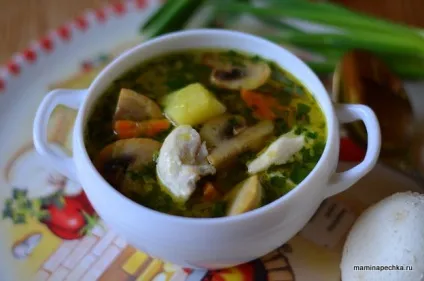 Соус з куркою і грибами - домашній рецепт (рецепт) Соус з куркою і грибами - домашній рецепт