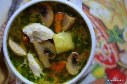 Соус з куркою і грибами - домашній рецепт (соус) Соус з куркою і грибами - домашній рецепт