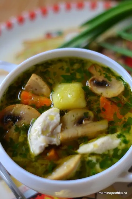 Соус з куркою і грибами - домашній рецепт (рецепт) Соус з куркою і грибами - домашній рецепт