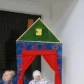 Розвиваюча двостороння ширма своїми руками для оформлення групи (дитячі садки) Розвиваюча двостороння ширма своїми руками для оформлення групи