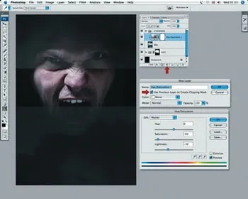 Розбиваємо скло в фотошоп (шар 'Glass' Скло) Розбиваємо скло в фотошоп