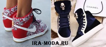 Стильні снікерси 2017 модні новинки фото