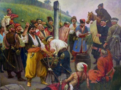 Суди і страти у козаків ~