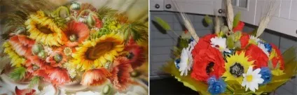 Весільний букет з маків - фото, варіанти поєднання з іншими кольорами (наречена) Весільний букет з маків - фото, варіанти поєднання з іншими кольорами