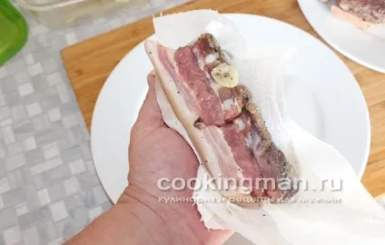 Свиняча грудинка солона - кулінарія для чоловіків (грудинка свиняча) Свиняча грудинка солона - кулінарія для чоловіків