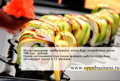 Свій бізнес продаж страв японської кухні (страви японської кухні) Свій бізнес продаж страв японської кухні