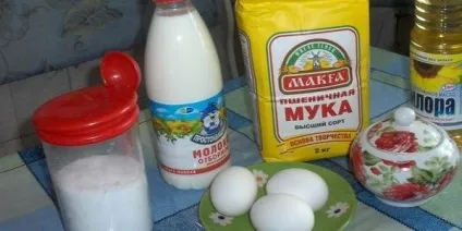 Тісто для млинців на молоці простий рецепт з покроковим фото (тісто на млинці на молоці рецепт простий) Тісто для млинців на молоці простий рецепт з покроковим фото
