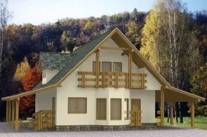 Типові та індивідуальні проекти будинків з мансардою (будинків) Типові та індивідуальні проекти будинків з мансардою
