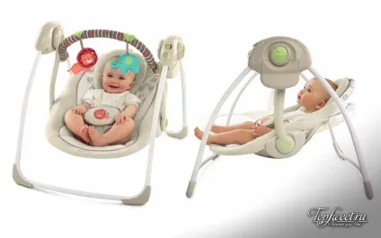 Топ-10 кращих електрокачелей для новонароджених (Connect Swing Bouncer) Топ-10 кращих електрокачелей для новонароджених