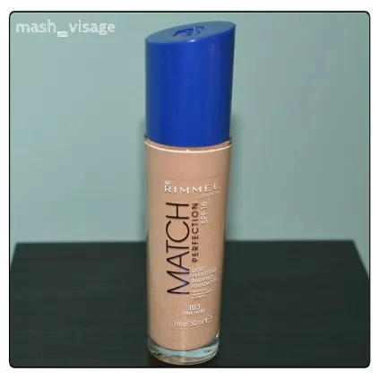 Тональний крем rimmel match perfection light perfecting radiance foundation - 103 true (особа) Тональний крем rimmel match perfection light perfecting radiance foundation - 103 true