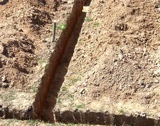 Траншеї для водопровідних мереж