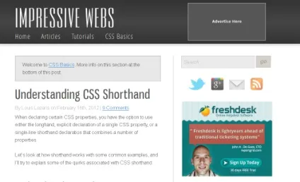 Вчимося стенографічним позначенням css