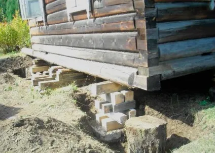 Зміцнення фундаменту дерев'яного будинку своїми руками і його ремонт
