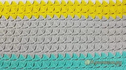 Візерунок з трикутників гачком (відео та фото мк) (трикутників) Візерунок з трикутників гачком (відео та фото мк)