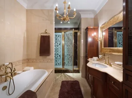 Ванна кімната в класичному стилі особливості, фото