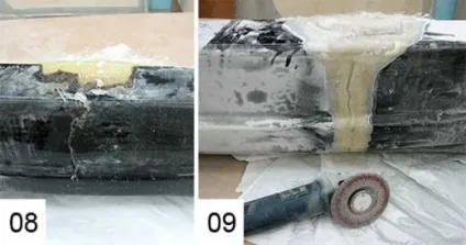 Ремонт склопластикових виробів своїми руками (бампер) Ремонт склопластикових виробів своїми руками