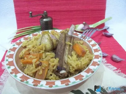 Рецепт плов в духовці