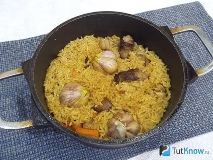 Рецепт плов в духовці