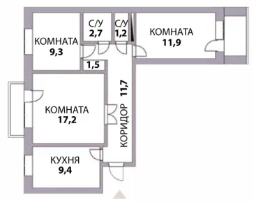 Варіанти перепланування трикімнатної квартири приклади і фото (перепланування) Варіанти перепланування трикімнатної квартири приклади і фото