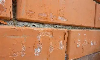 Висоли на цеглі причини і способи усунення (цеглі) Висоли на цеглі причини і способи усунення