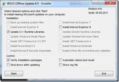 Wsus offline update - установка оновлень windows без інтернет підключення і wsus (windows) Wsus offline update - установка оновлень windows без інтернет підключення і wsus