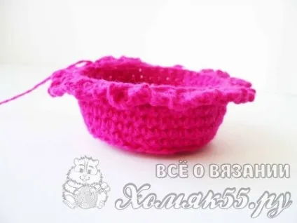 В'язана игольница гачком