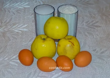 Яблучний пиріг шарлотка