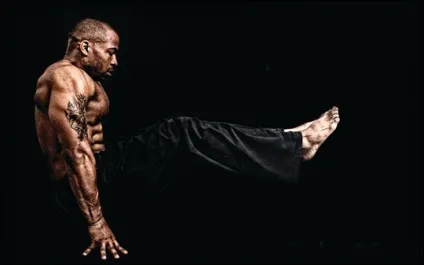 Задній горизонтальний вис, wolf workout