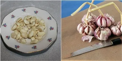 Запечена курка з часником