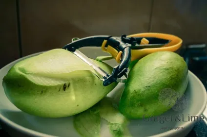 Зелений манго (зелений манго ринку) зелений манго