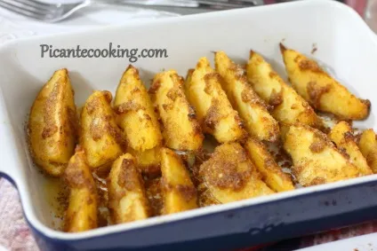 Запечена картопля зі спеціями і сиром, picantecooking