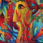 Мальовничі колажі з тканини, sophie standing (сафарі) Мальовничі колажі з тканини, sophie standing