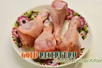 Смажені курячі гомілки (курячі гомілки на сковороді) Смажені курячі гомілки