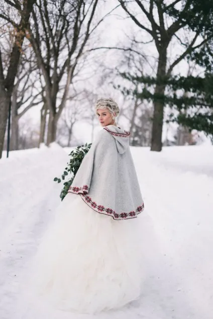 Зимовий образ нареченої