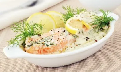 Риба під соусом в духовці - рецепт з фото (риба) Риба під соусом в духовці - рецепт з фото