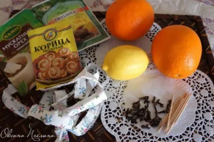 Різдвяний помандер - ярмарок майстрів - ручна робота, handmade (гвоздика) Різдвяний помандер - ярмарок майстрів - ручна робота, handmade