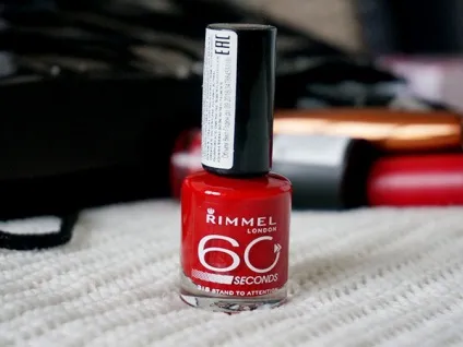 Rimmel, червоний лак, манікюр, лак, 60 seconds, salon pro, Свотч, відгуки, Настин блог (salon) Rimmel, червоний лак, манікюр, лак, 60 seconds, salon pro, Свотч, відгуки, Настин блог